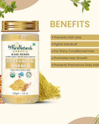 Organic Fenugreek Powder byPureNaturals-1