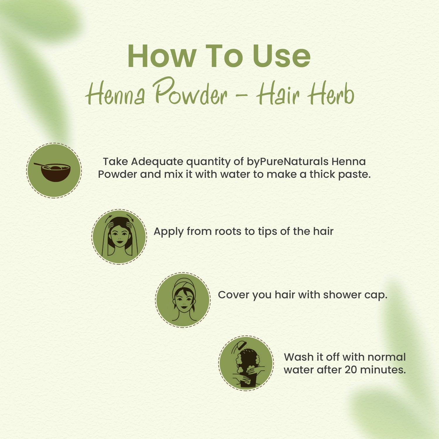 Organic Henna Herb Powder byPureNaturals-3