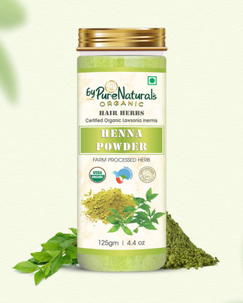 Organic Henna Herb Powder byPureNaturals