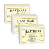 Hasthkar Handmade Glycerine Jasmine Soap- 125gm - BuyPureNaturals