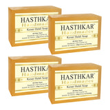 Hasthkar Handmade Glycerine Kesar Haldi Soap- 100gm - BuyPureNaturals