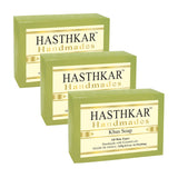 Hasthkar Handmade Glycerine Khus Soap- 125gm - BuyPureNaturals