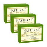 Hasthkar Handmade Glycerine Lemon Grass Soap- 125gm - BuyPureNaturals