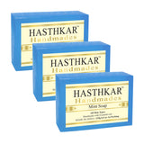Hasthkar Handmade Glycerine Mint Soap- 125gm - BuyPureNaturals