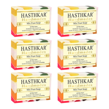 Hasthkar Handmade Glycerine Mix Fruit Soap- 125gm - BuyPureNaturals