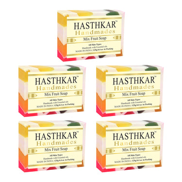 Hasthkar Handmade Glycerine Mix Fruit Soap- 125gm - BuyPureNaturals