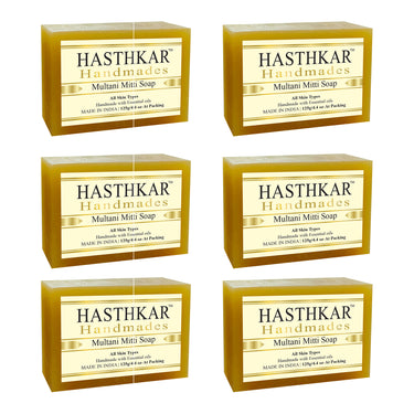 Hasthkar Handmade Glycerine Multani Mitti Soap- 125gm - BuyPureNaturals