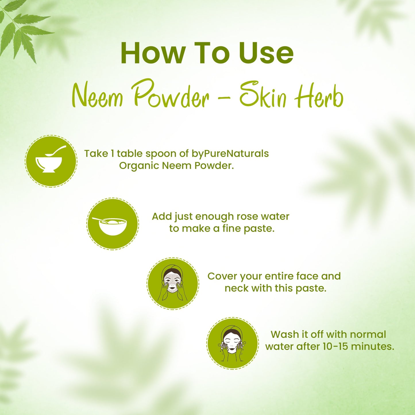 Organic Neem Powder byPureNaturals-3