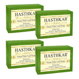Hasthkar Handmade Glycerine Neem Tulsi Leaf Soap- 100gm - BuyPureNaturals