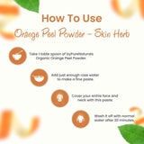 byPureNaturals 100% Organic Orange Peel Powder- 100 Gm
