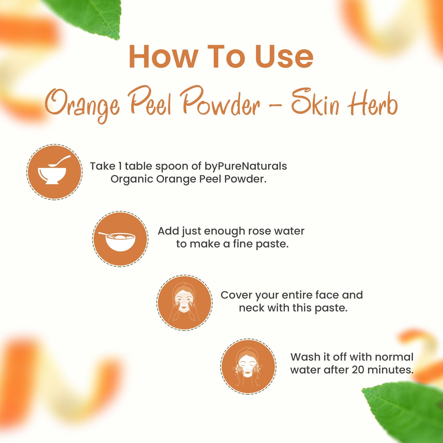 Organic Orange Peel Herb Powder byPureNaturals-2