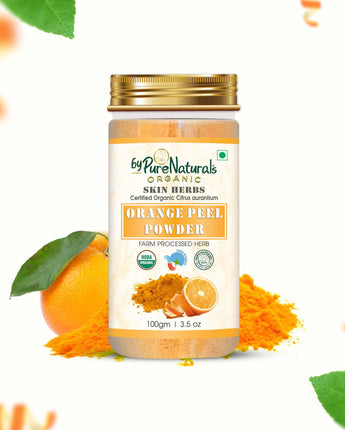 Organic Orange Peel Herb Powder byPureNaturals