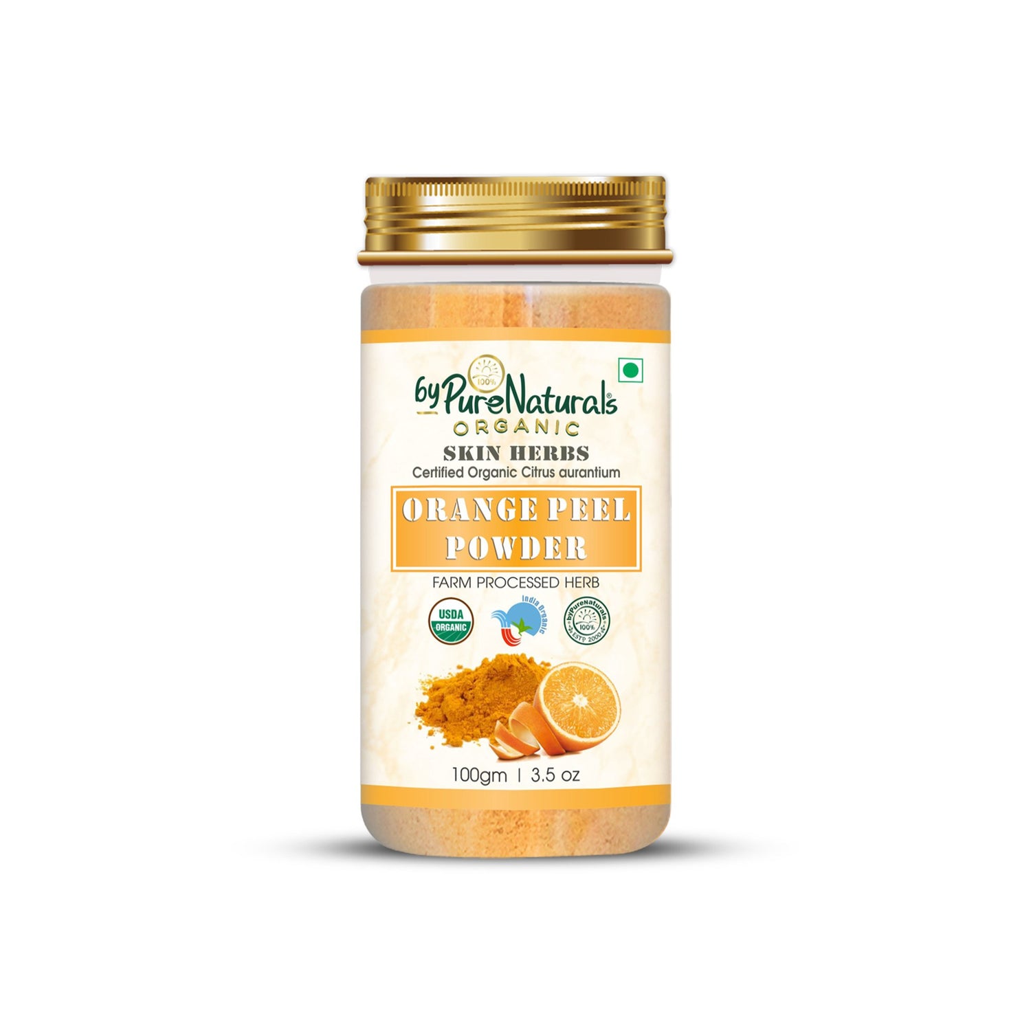 Organic Orange Peel Herb Powder byPureNaturals-4