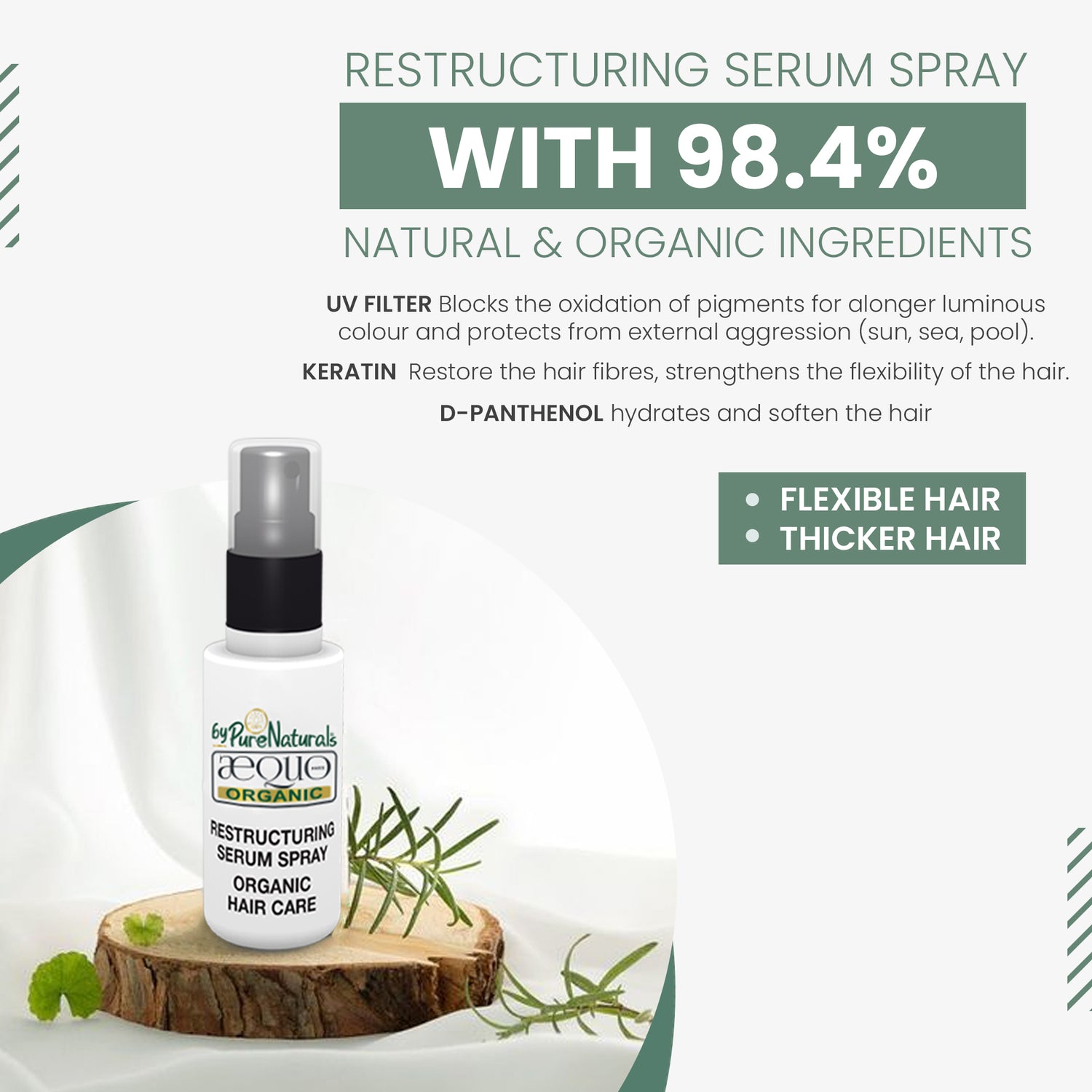 Organic Hair Restructuring Serum byPureNaturals-3