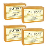 Hasthkar Handmade Glycerine Papaya Soap- 125gm - BuyPureNaturals