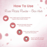 byPureNaturals 100% Organic Rose Petals Powder- 100 Gm