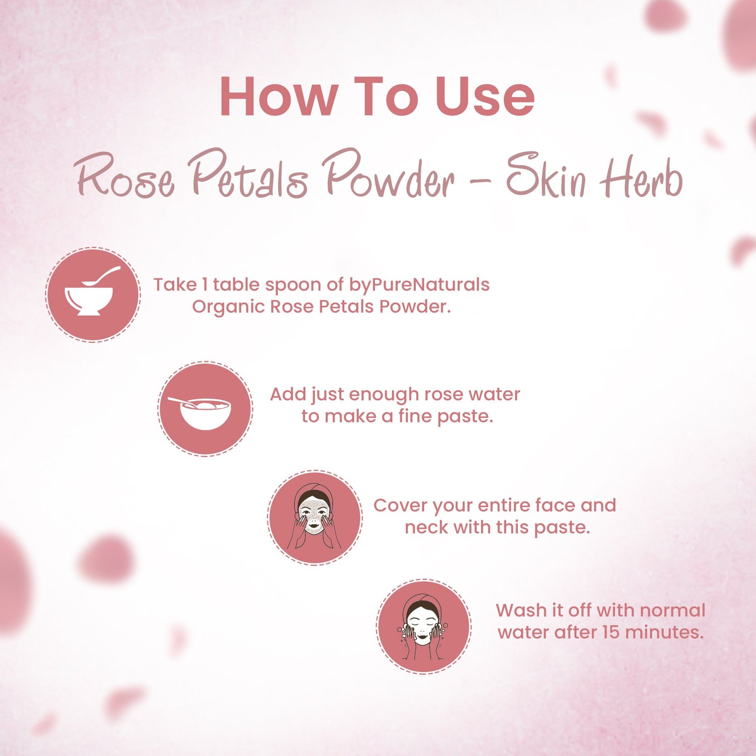 Organic Rose Petals Powder byPureNaturals-2