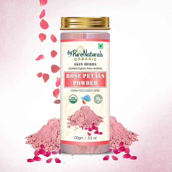 byPureNaturals 100% Organic Rose Petals Powder- 100 Gm