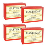 Hasthkar Handmade Glycerine Rose Soap - 125gm - BuyPureNaturals