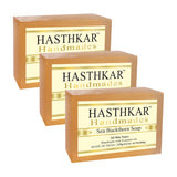 Hasthkar Handmade Glycerine Sea Buckthorn Soap- 125gm - BuyPureNaturals