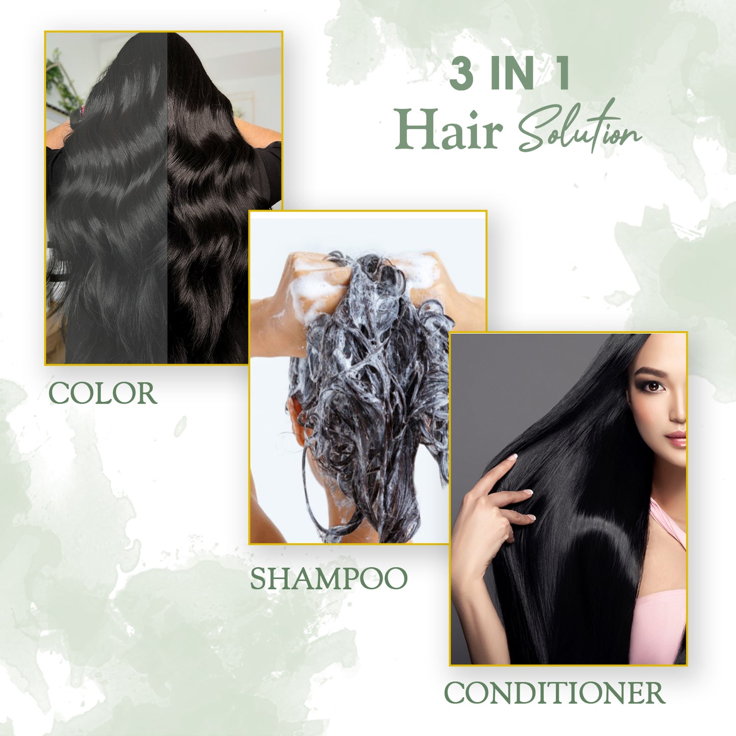 QuikHenna Ammonia Free Hair Colour Shampoo For Men and Women-3