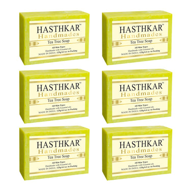 Hasthkar Handmade Glycerine Tea Tree Soap- 125gm - BuyPureNaturals