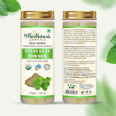 byPureNaturals 100% Organic Tulsi Powder- 115 Gm