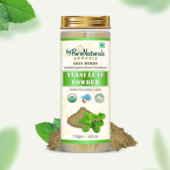 byPureNaturals 100% Organic Tulsi Powder- 115 Gm