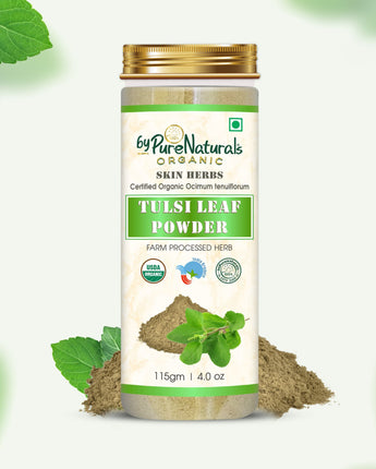 Organic Tulsi Leaf Herb Powder byPureNaturals-1