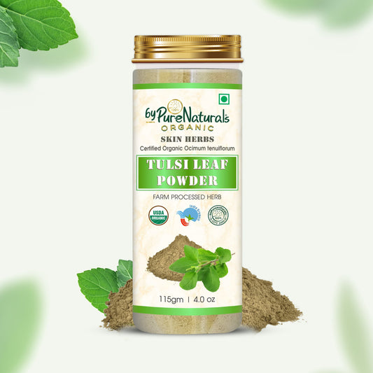 Organic Tulsi Leaf Herb Powder byPureNaturals-1