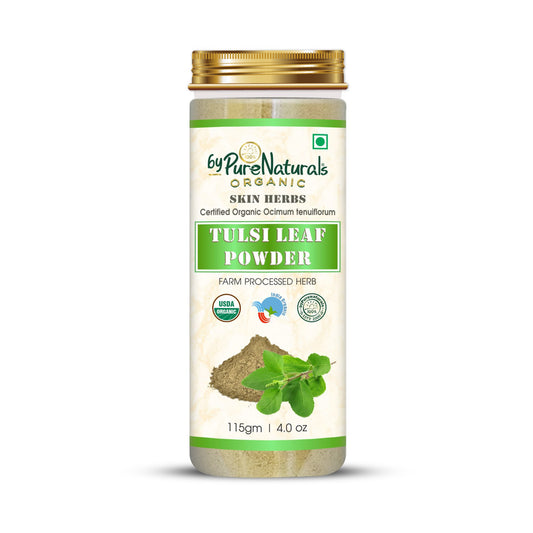 Organic Tulsi Leaf Herb Powder byPureNaturals